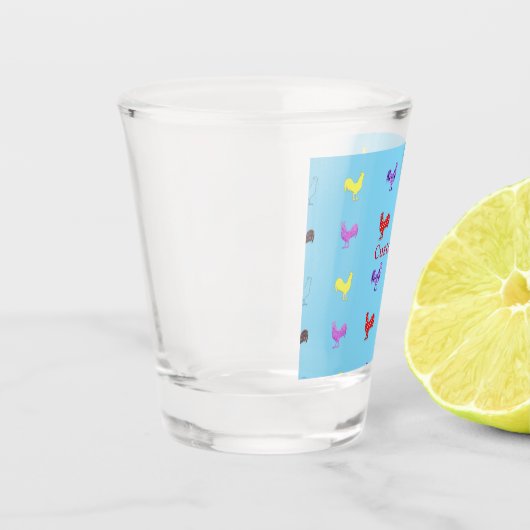 Chicken Hens Thunder_Cove Shot Glas (Links)