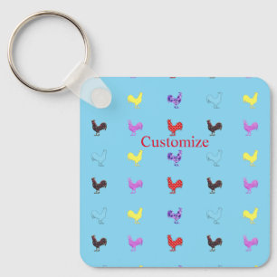 Chicken Hens Thunder_Cove Sleutelhanger