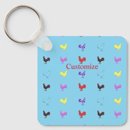Chicken Hens Thunder_Cove Sleutelhanger (Voorkant)