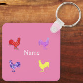 Chicken Hens Thunder_Cove Sleutelhanger (Achterkant)