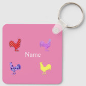 Chicken Hens Thunder_Cove Sleutelhanger (Achterkant)