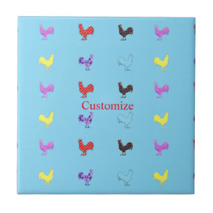 Chicken Hens Thunder_Cove Tegeltje