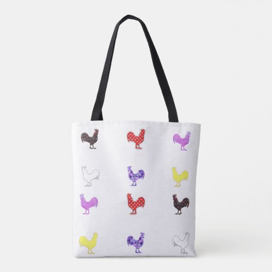 Chicken Hens Thunder_Cove Tote Bag (Achterkant)