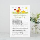 Chicken Hoe goed ken ken ken je het baby shower sp (Staand voorkant)