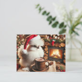 Chicken Holiday Groet Briefkaart (Staand voorkant)