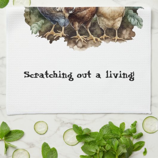 Chicken House Haan Theedoek (Gevouwen)