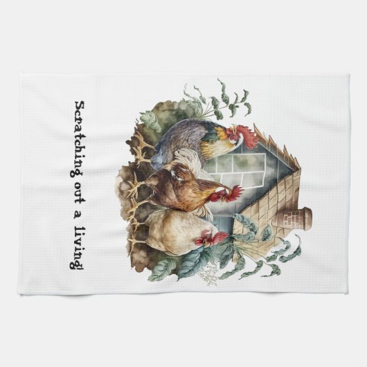 Chicken House Haan Theedoek (Horizontaal)