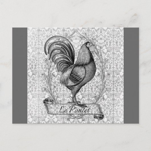  Chicken Illustration Briefkaart (Voorkant)