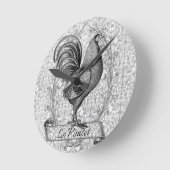  Chicken Illustration Ronde Klok (Hoek)