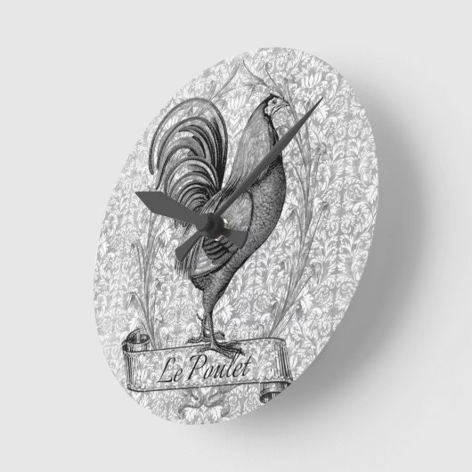  Chicken Illustration Ronde Klok (Hoek)