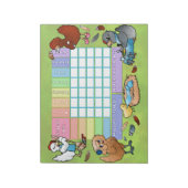 Chicken Incentive Weekly Goal Note Pad Notitieblok (Linkerzijde)