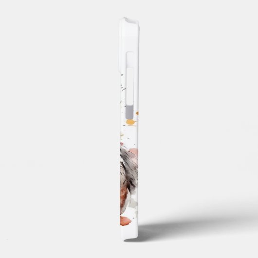 Chicken iPad iPhone Case Waterverf Hen Rooster (Achterkant / Links)