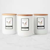 Chicken Jerky Label Voedselcontainer Etiket (Flessen)