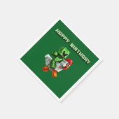 Chicken Jockey Funny Gaming Block Party Servet (Hoek)