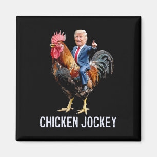 Chicken Jockey Trump Funny Meme 1 Magneet