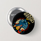 Chicken Jockey Trump Funny Meme 1 Ronde Button 5,7 Cm (Voorkant /achterkant)