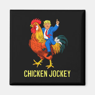 Chicken Jockey Trump Funny Meme 4 Magneet
