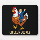 Chicken Jockey Trump Funny Meme 9 Muismat (Voorkant)