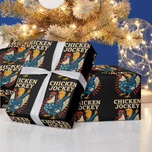 Chicken Jockey Trump Funny Meme Cadeaupapier
