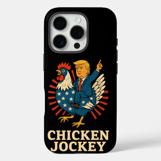 Chicken Jockey Trump Funny Meme Case-Mate iPhone Case (Achterkant)
