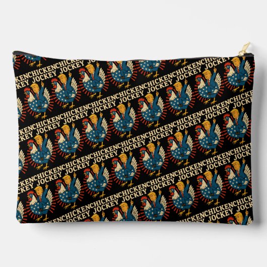 Chicken Jockey Trump Funny Meme Etui (Achterkant)