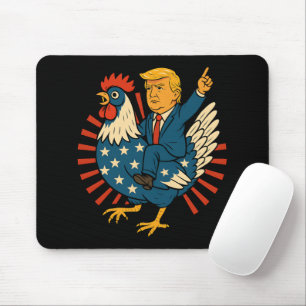 Chicken Jockey Trump Funny Meme Muismat