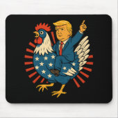 Chicken Jockey Trump Funny Meme Muismat (Voorkant)
