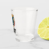 Chicken Jockey Trump Funny Meme Shot Glas (Rechts)