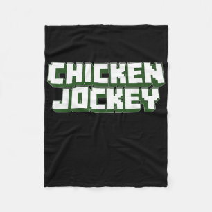 Chicken Jockey Video Game Viral Gamer Meme Kostuum Fleece Deken