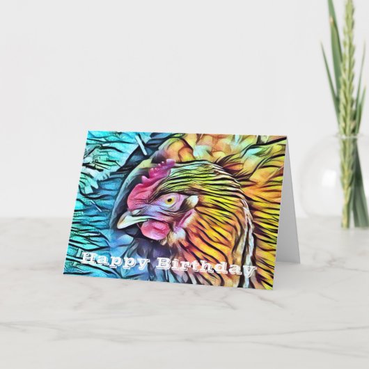 CHICKEN KAART (Voorkant)