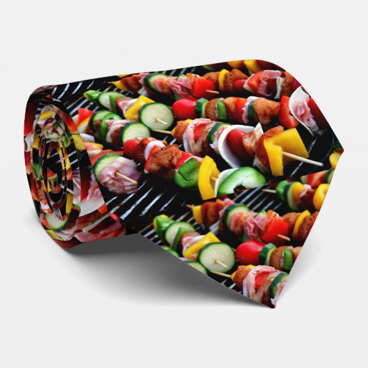 Chicken Kebab Stropdas (Opgerold)