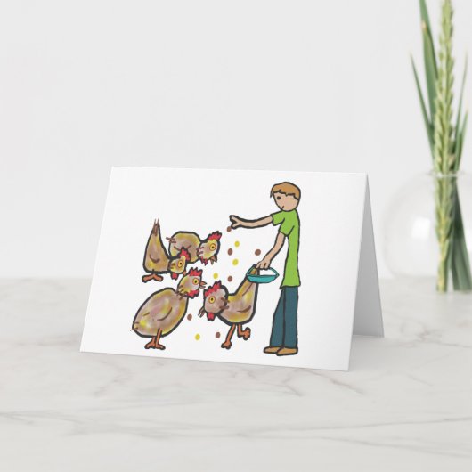 Chicken Keeping Kaart (Voorkant)