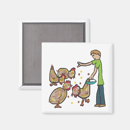 Chicken Keeping Magneet (Voorkant / Achterkant)
