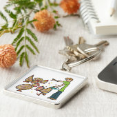 Chicken Keeping Sleutelhanger (Zijkant)