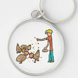 Chicken Keeping Sleutelhanger