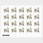 Chicken Keeping Vierkante Sticker (Vel)