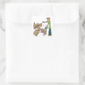 Chicken Keeping Vierkante Sticker (Tas)