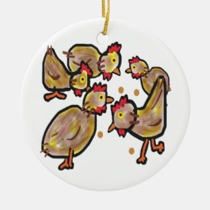 Chicken Keramisch Ornament