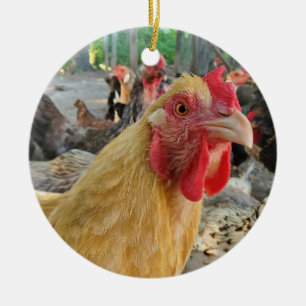 Chicken Keramisch Ornament
