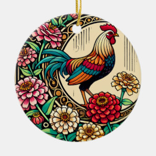 Chicken Keramisch Ornament