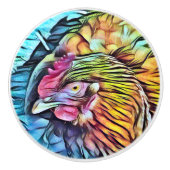 CHICKEN KERAMISCHE KNOP (Voorkant)