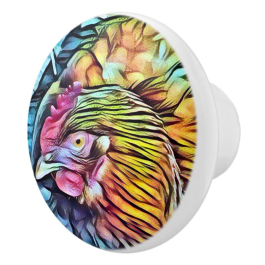 CHICKEN KERAMISCHE KNOP (Rechts)