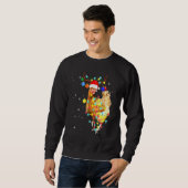 Chicken kerstlampjes Pajama Trui (Voorkant volledig)