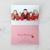 Chicken Kerstmis Personal Photo Wenskaart Feestdagen Kaart (Binnen)