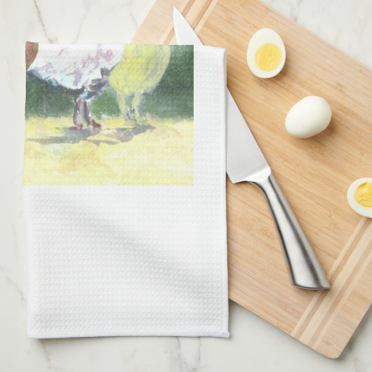 Chicken Kitchen Dish Towel Theedoek (Quarter Fold)