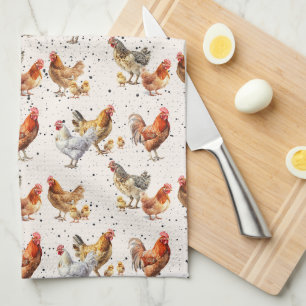 Chicken Kitchen Towel Theedoek
