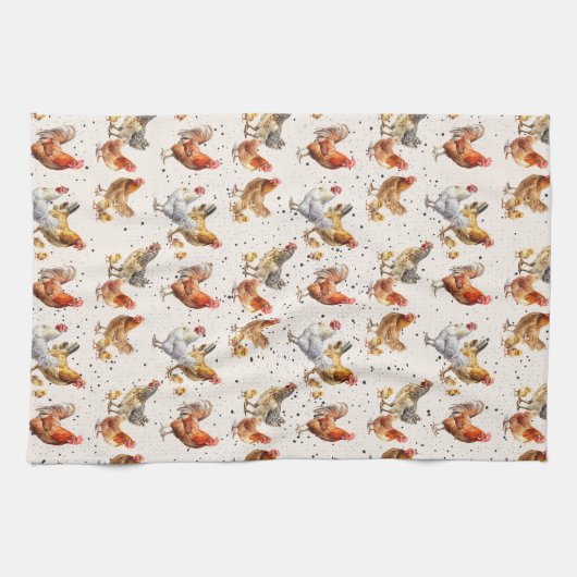 Chicken Kitchen Towel Theedoek (Horizontaal)