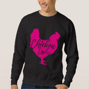 Chicken Lady voor Vrouwen Roze Trui
