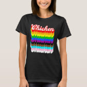 Chicken LGBTQ pride rainbow T-shirt (Voorkant)