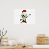 Chicken Little Dancing Poster (Keuken)